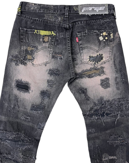 Metal Rust Repair Jeans- 29