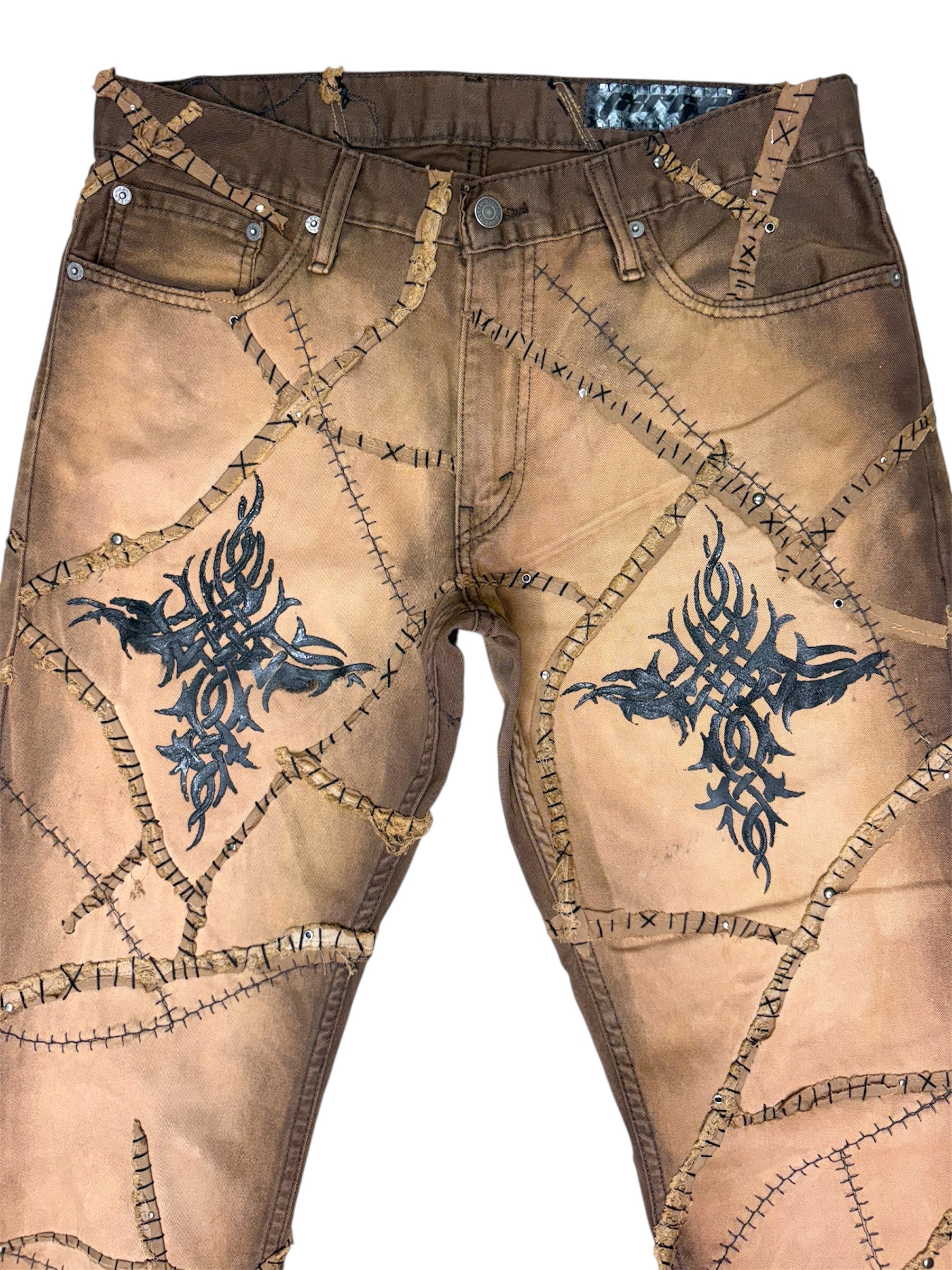 Frankenstein Stitch Denim- 34