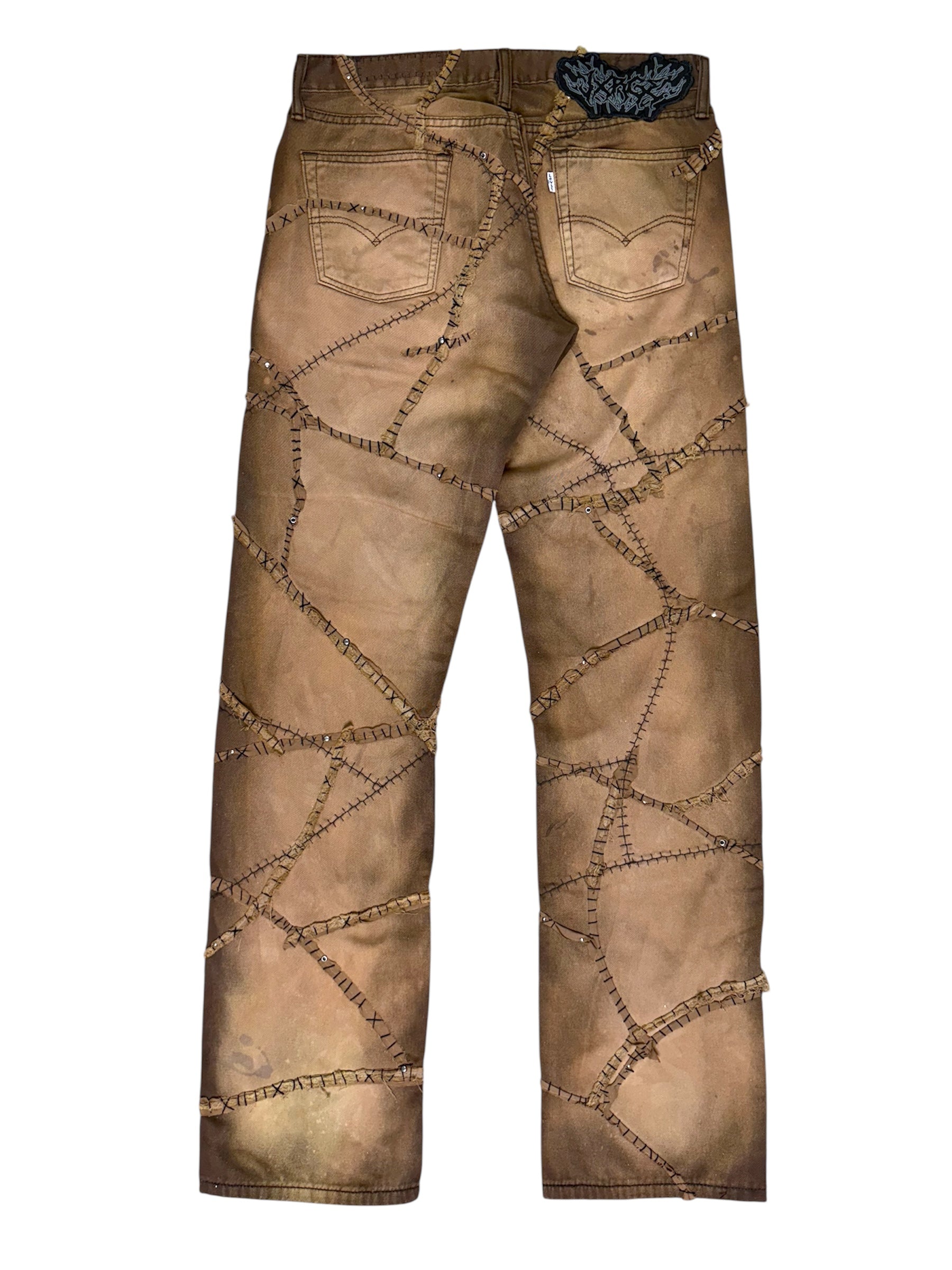 Frankenstein Stitch Denim- 34