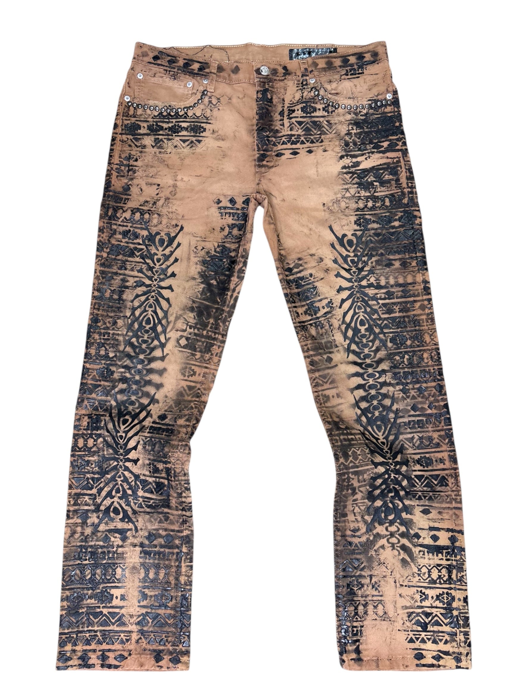 Tribal Tattoo Pants- 36