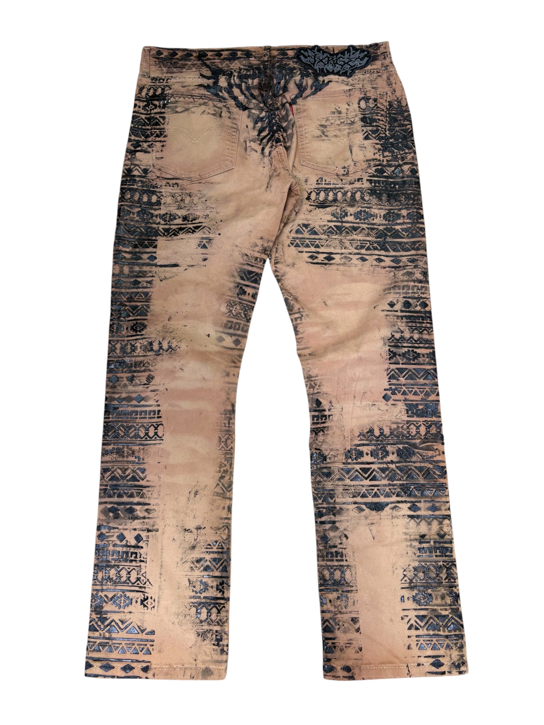 Tribal Tattoo Pants- 36