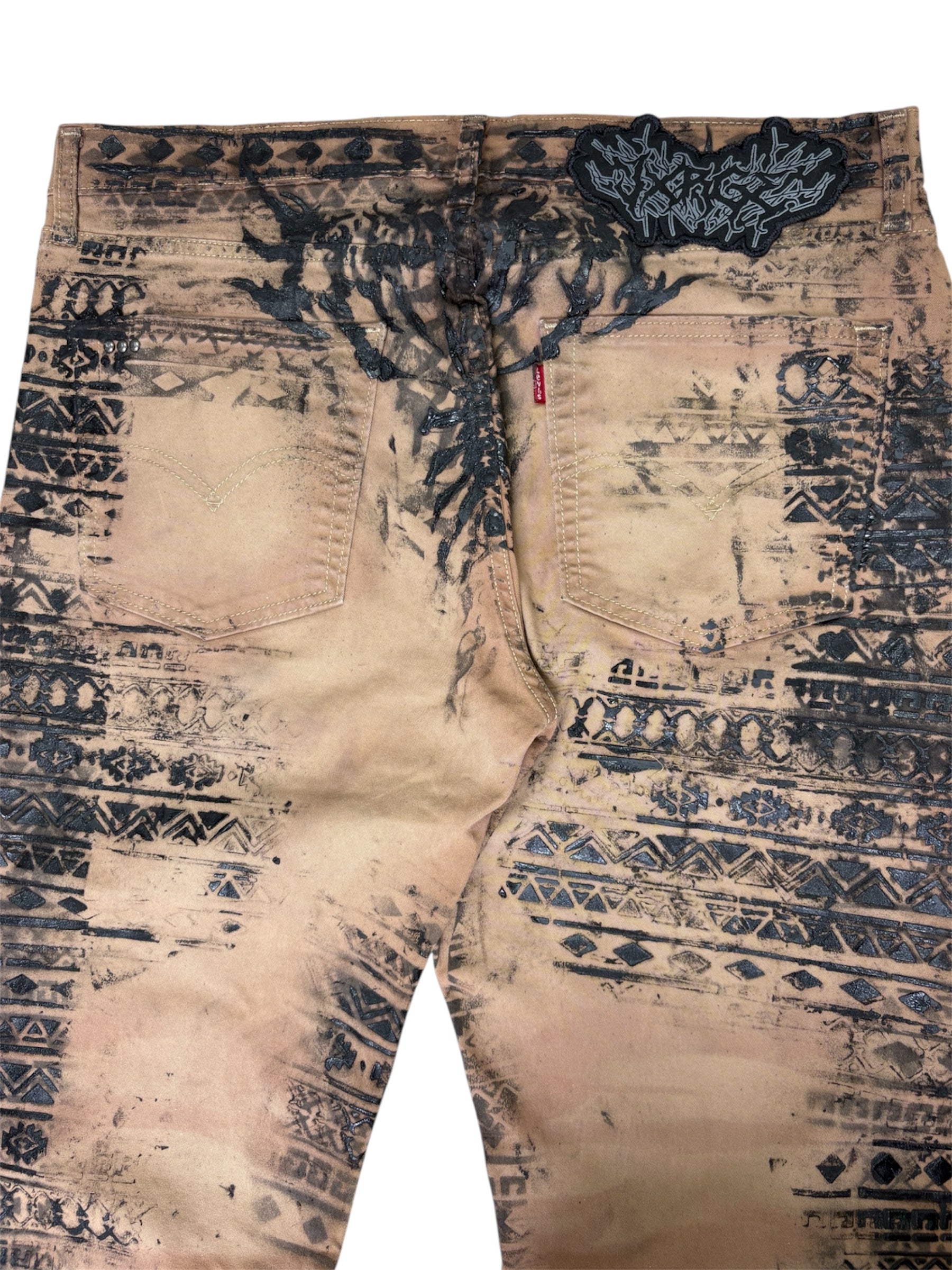 Tribal Tattoo Pants- 36
