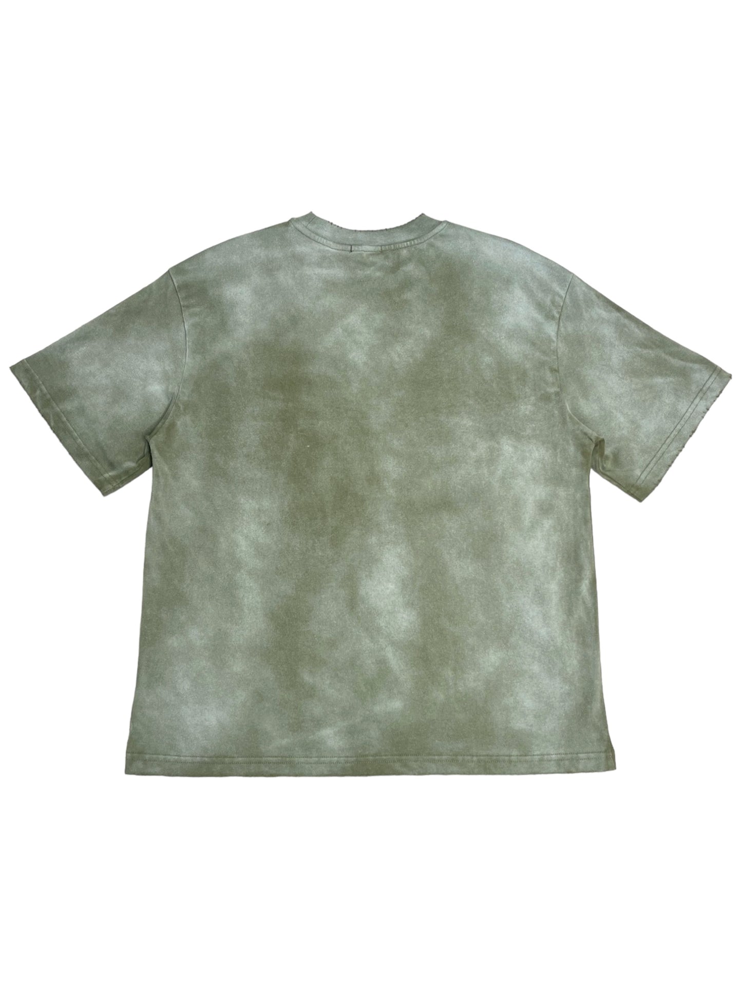 DMV Distressed Tee- Vintage Olive Green