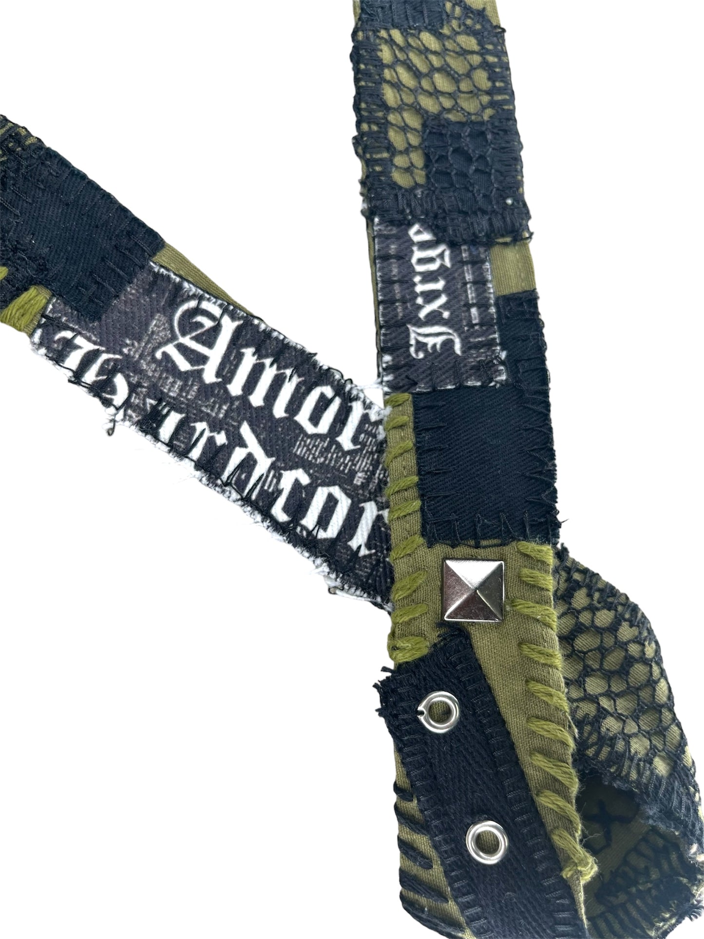 Army Embroidered Belt Chain