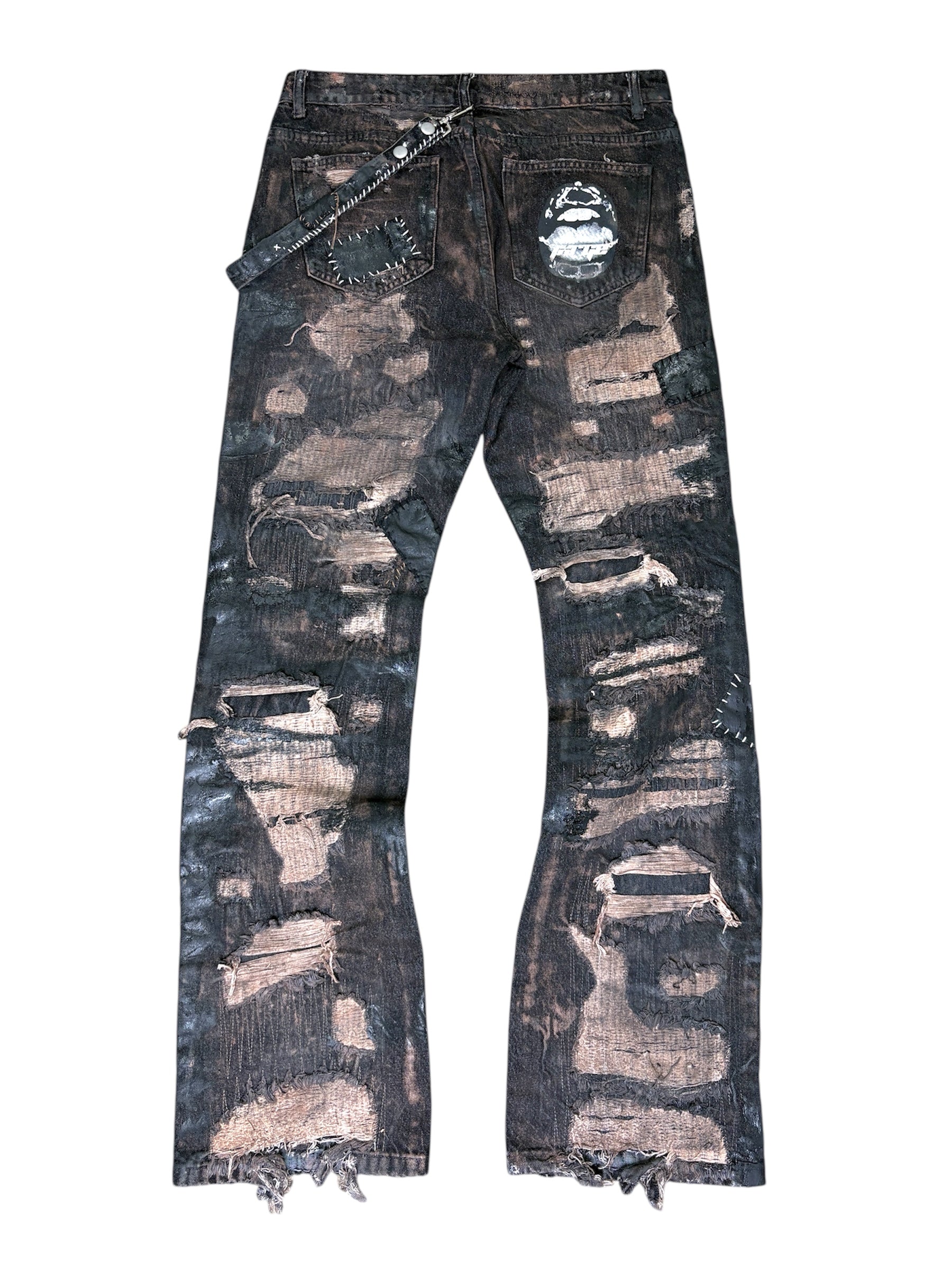 Moto Waxed & Patched Denim