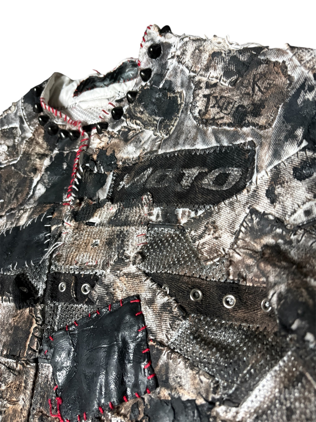 Molten Layered Moto Jacket- XS