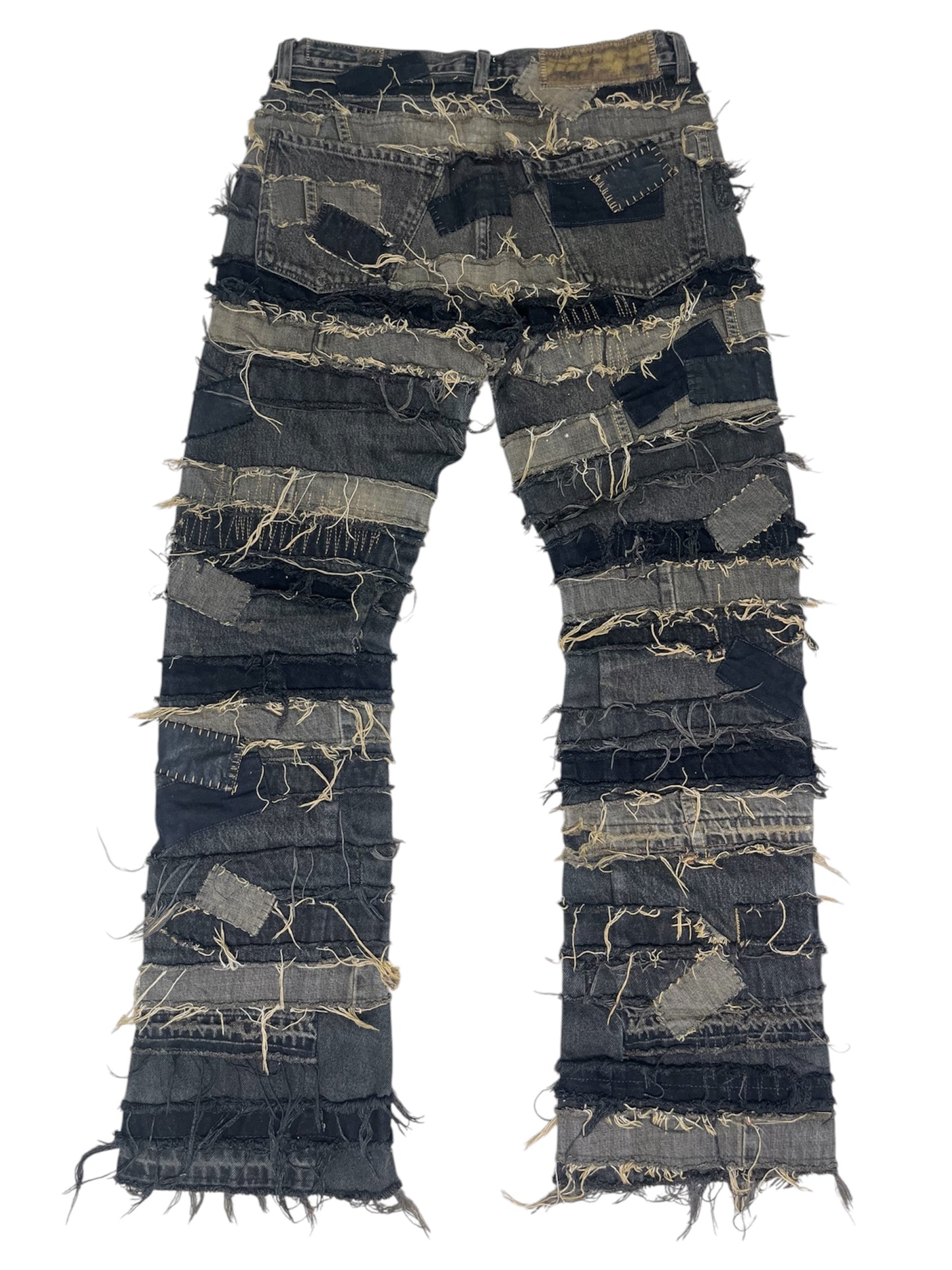 Bandage Patchwork Denim- 31/32