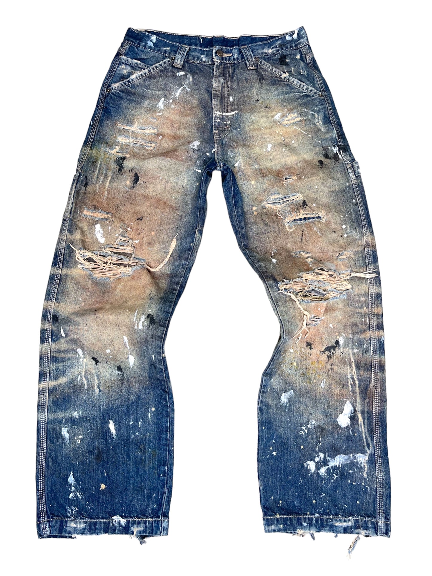 Destroyed Carpenter Denim- 34