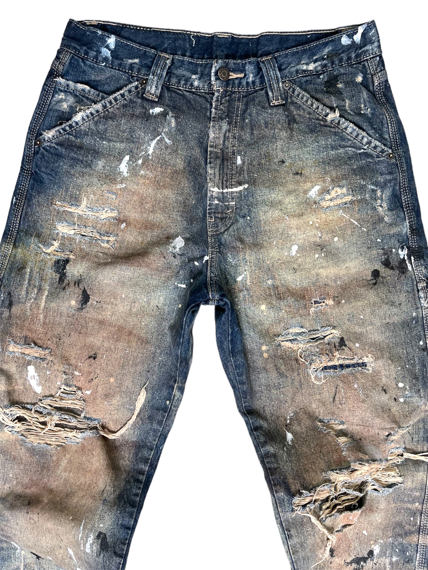 Destroyed Carpenter Denim- 34