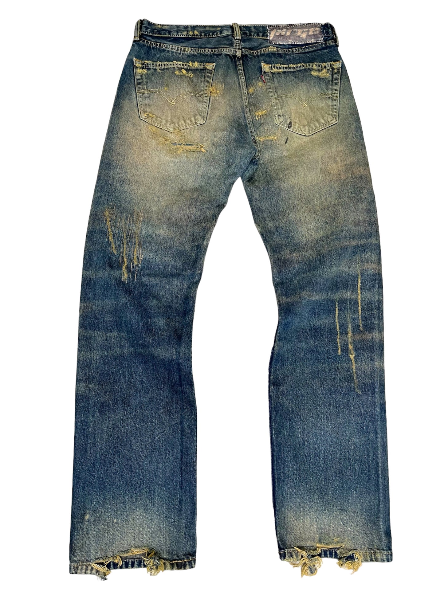 Mossy Distressed Repair Denim- 34