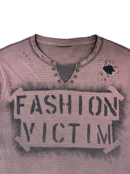 Fashion Victim Distressed Long sleeve