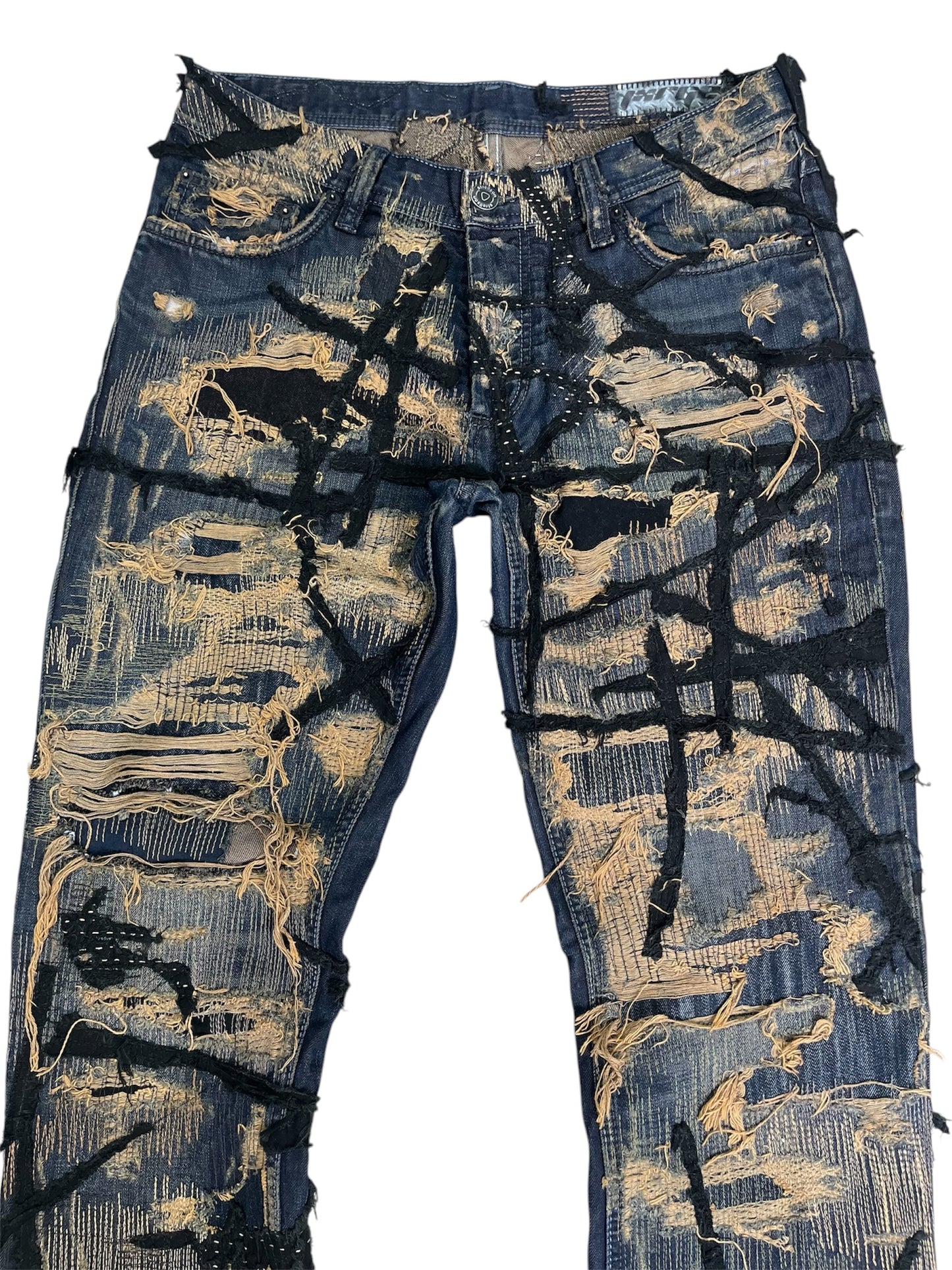 Webbed Repair Denim- 34