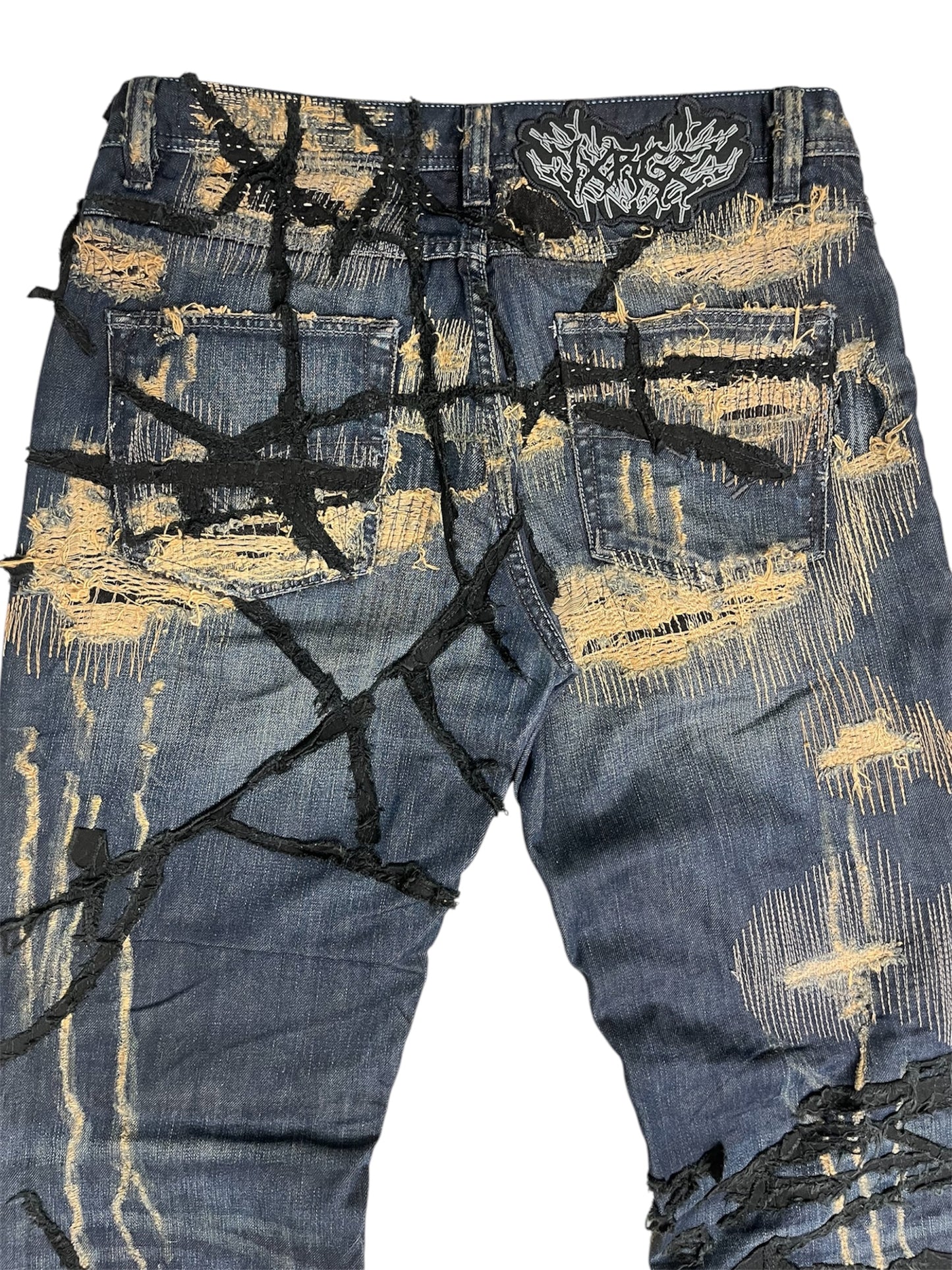 Webbed Repair Denim- 34