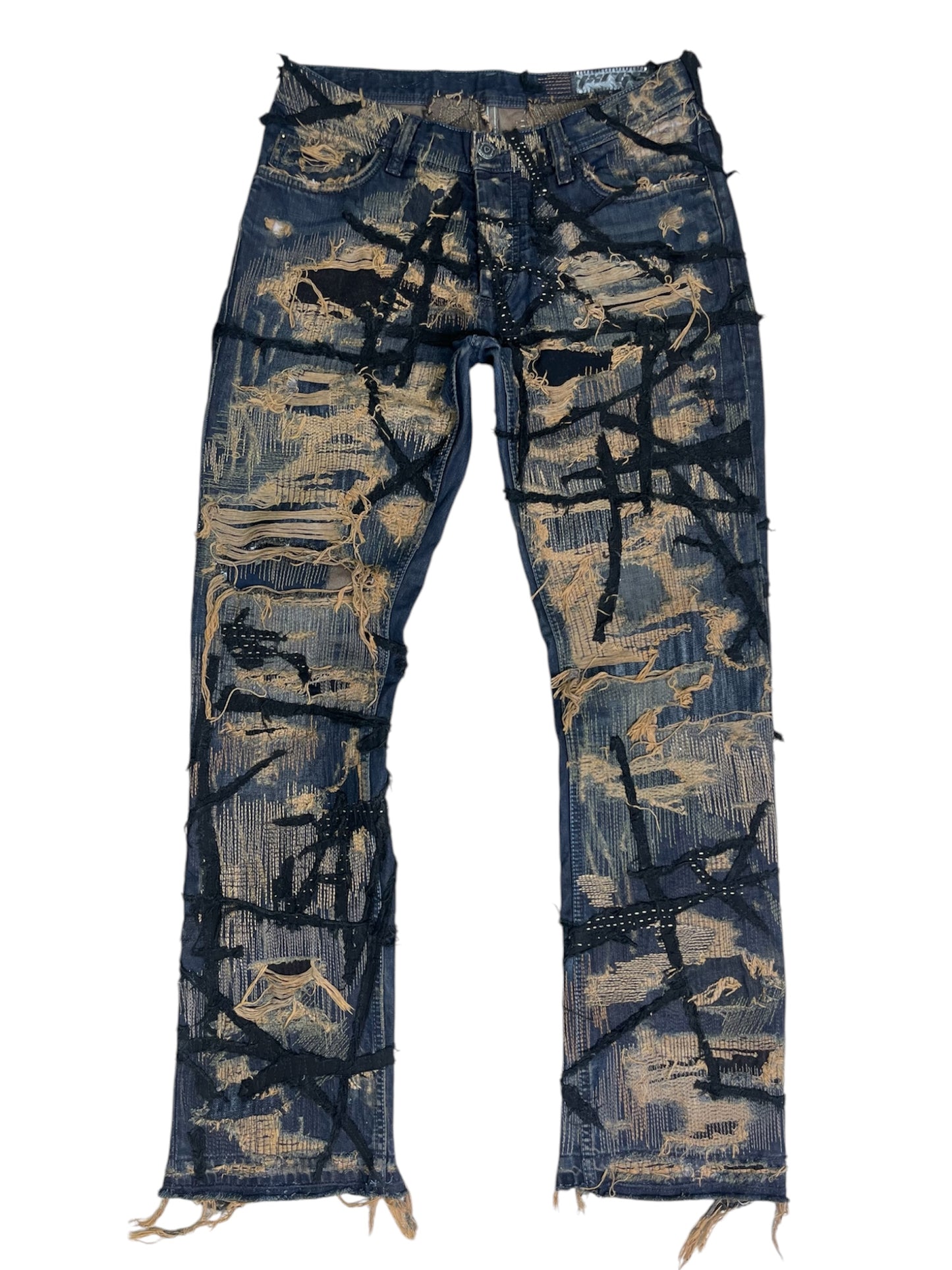 Webbed Repair Denim- 34