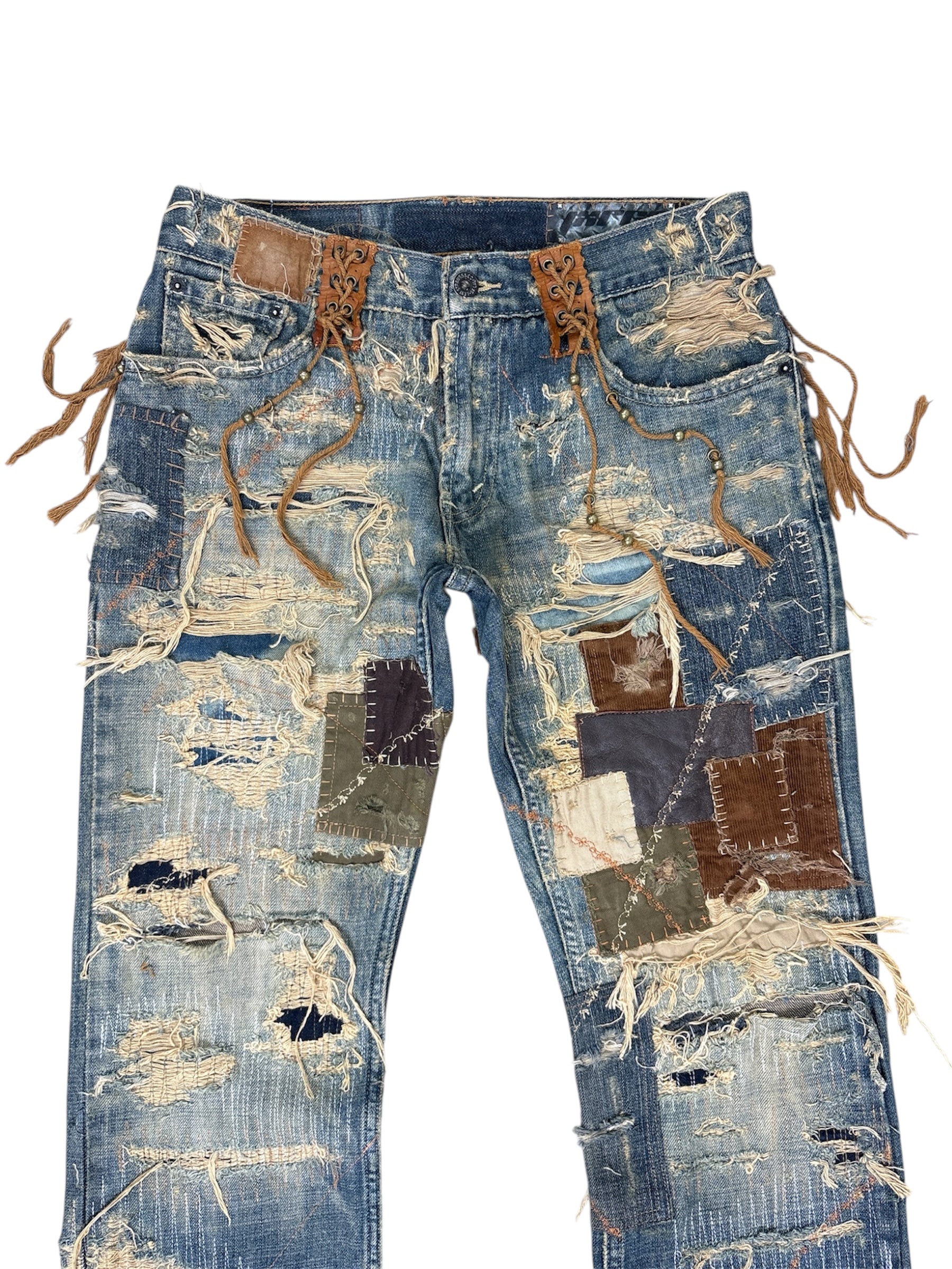 Ranchero Lace Up Flares- 28