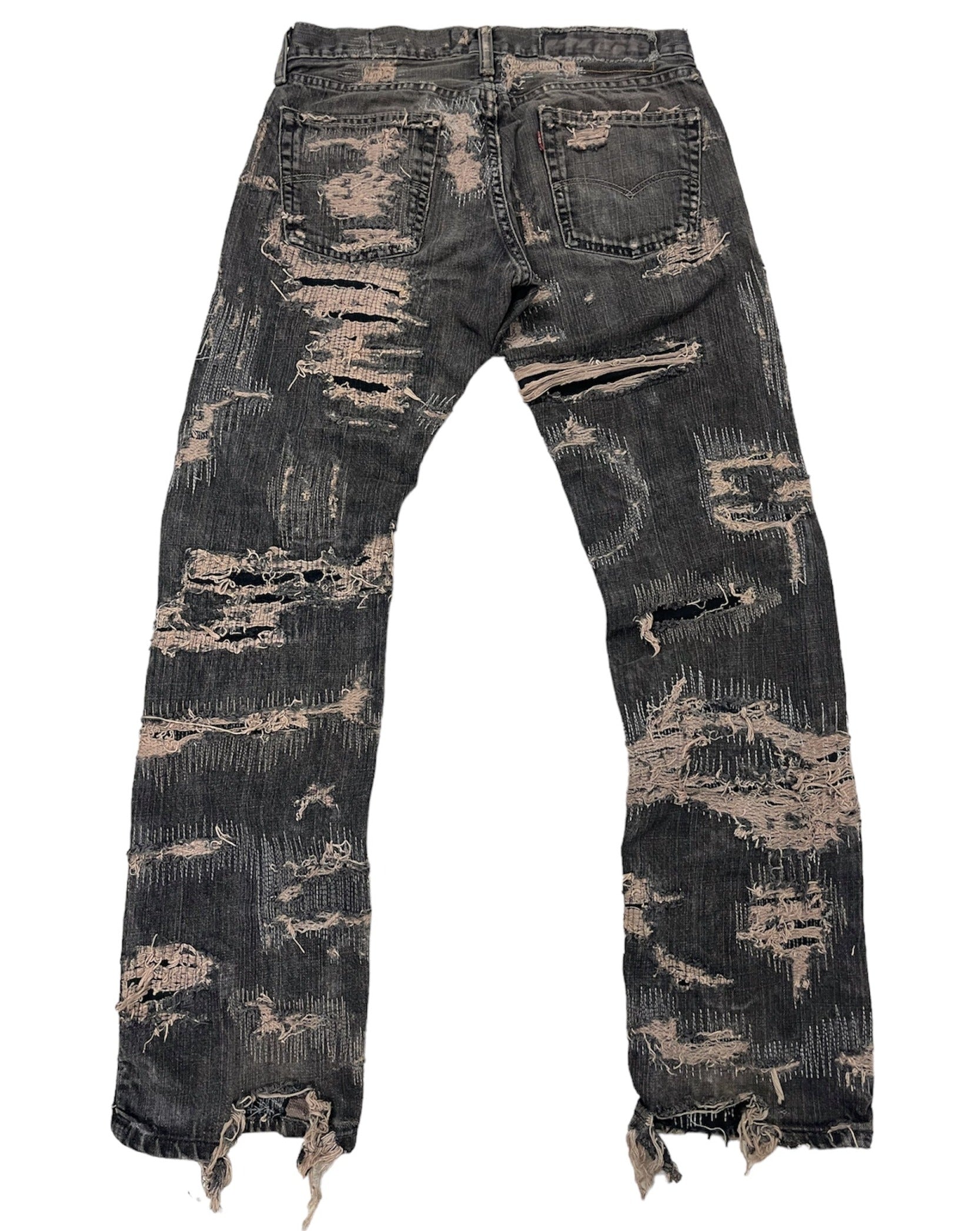 Mud Wash Repair Jeans- 32