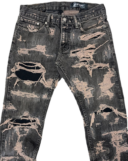 Mud Wash Repair Jeans- 32