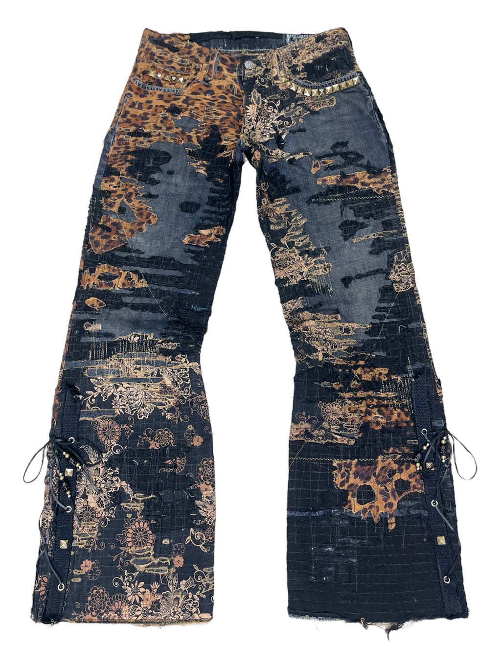 Sleazy Lace Up Flares- 30