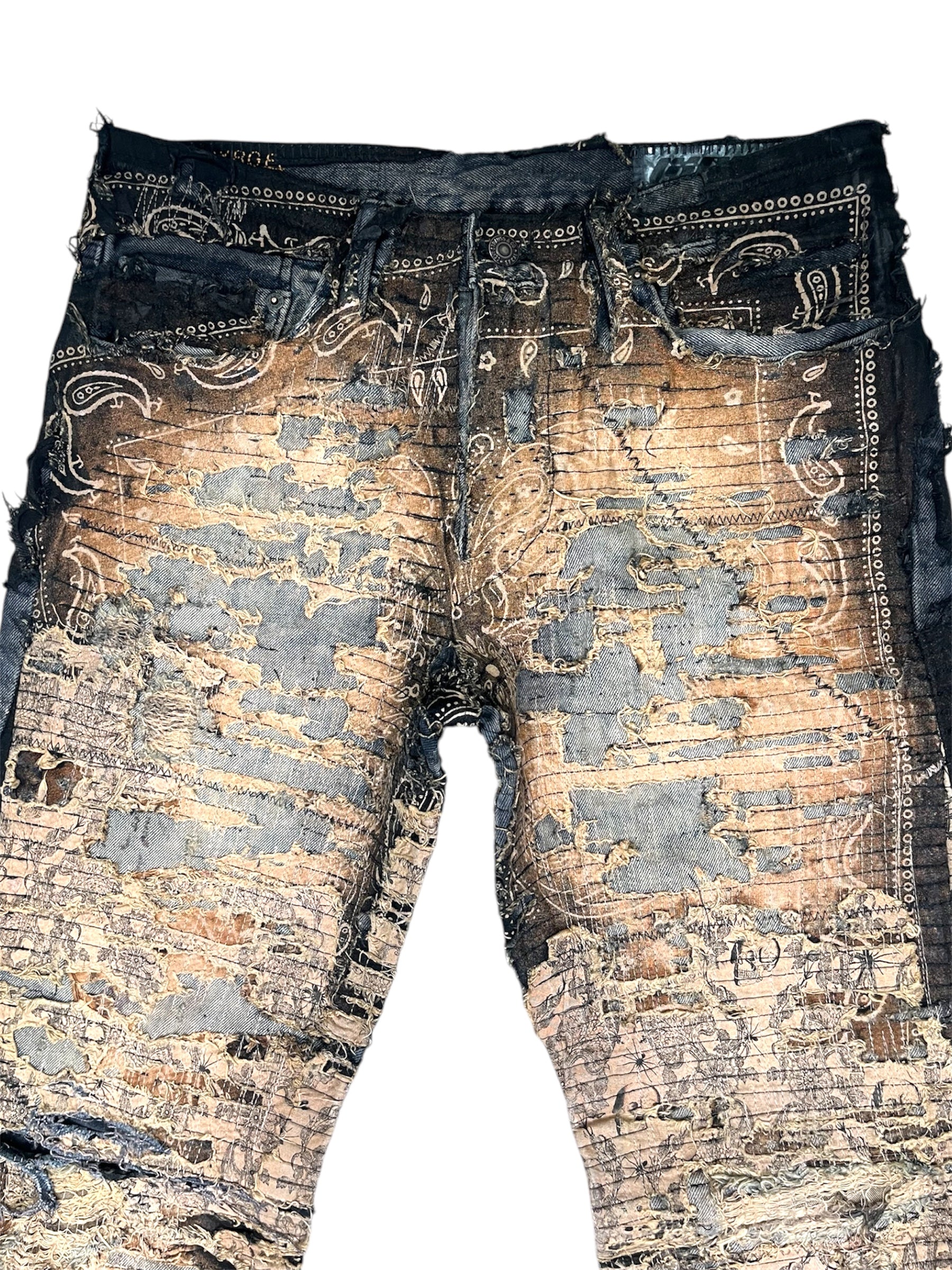 Rust Boro Flares- 30