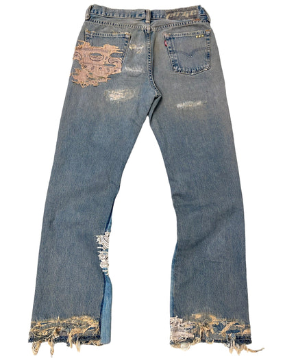 Boro Patchwork Flares- 32