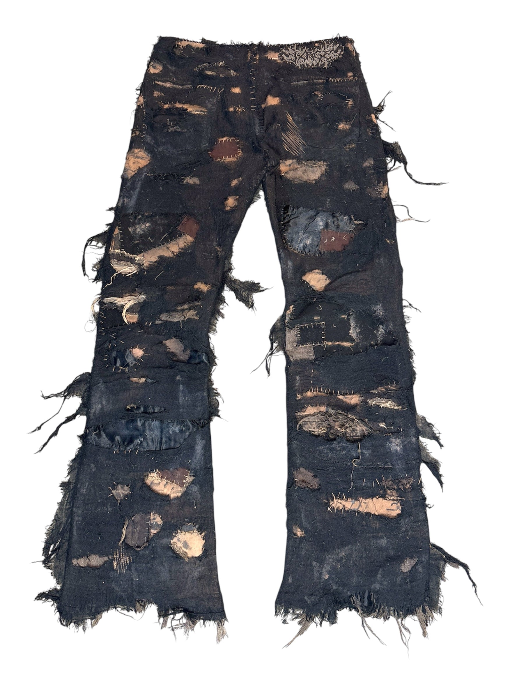 Decaying Patchwork Denim- 30