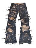 Decaying Patchwork Denim- 30