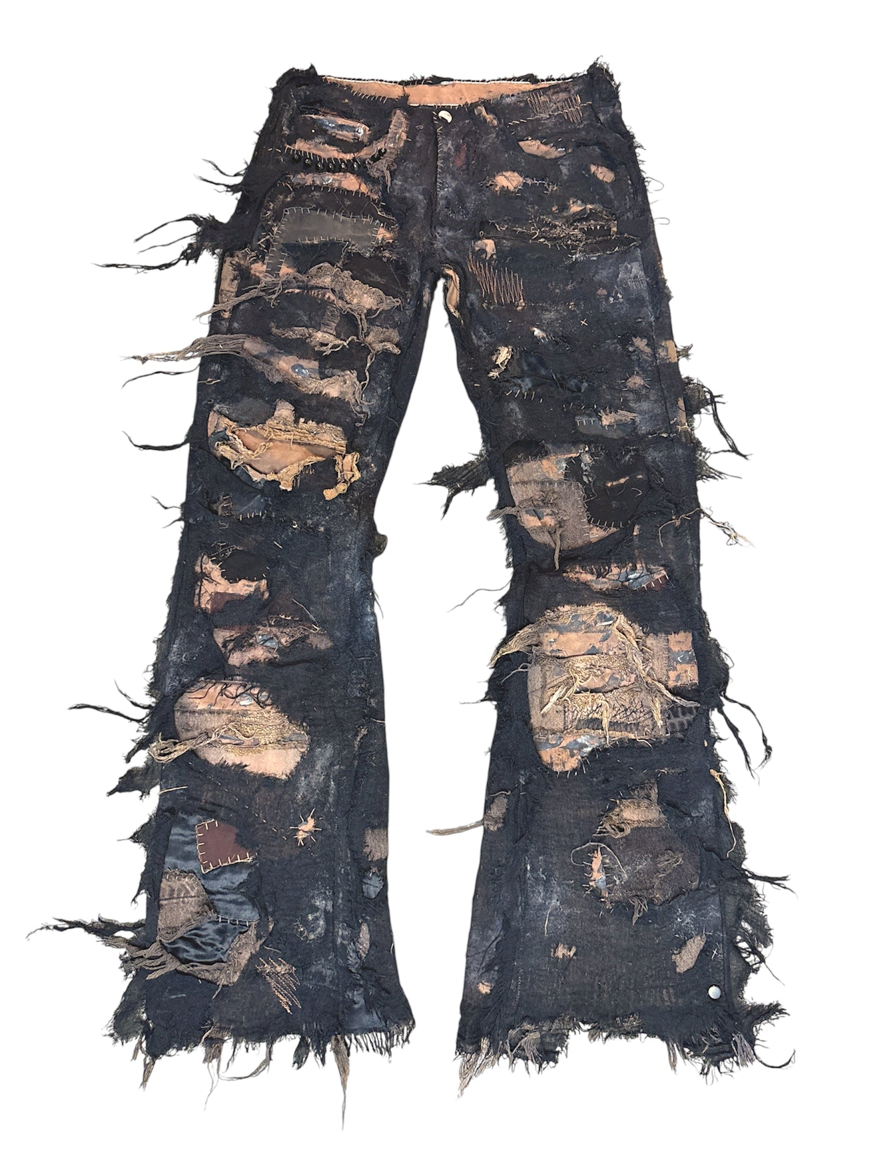 Decaying Patchwork Denim- 30