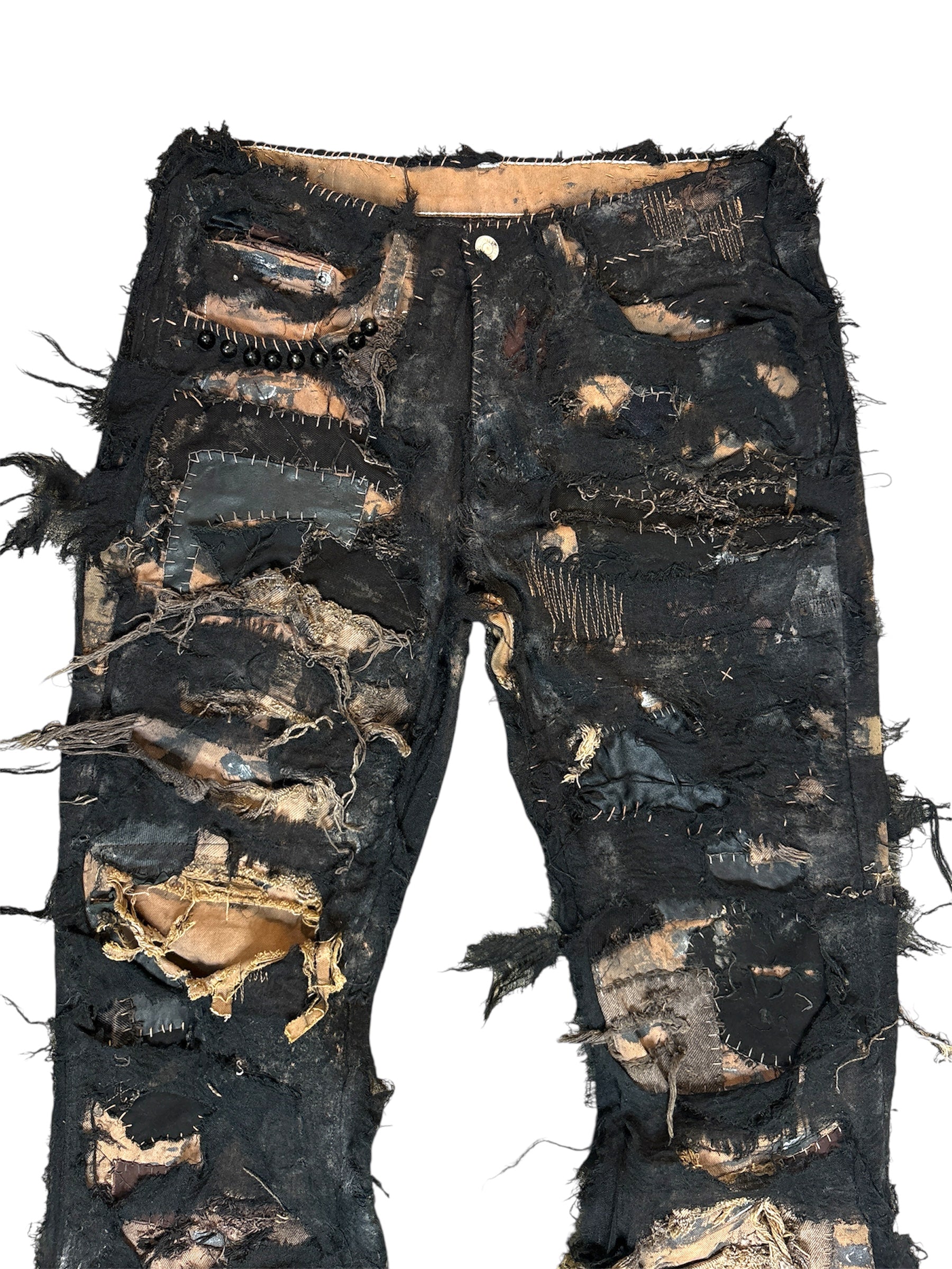 Decaying Patchwork Denim- 30