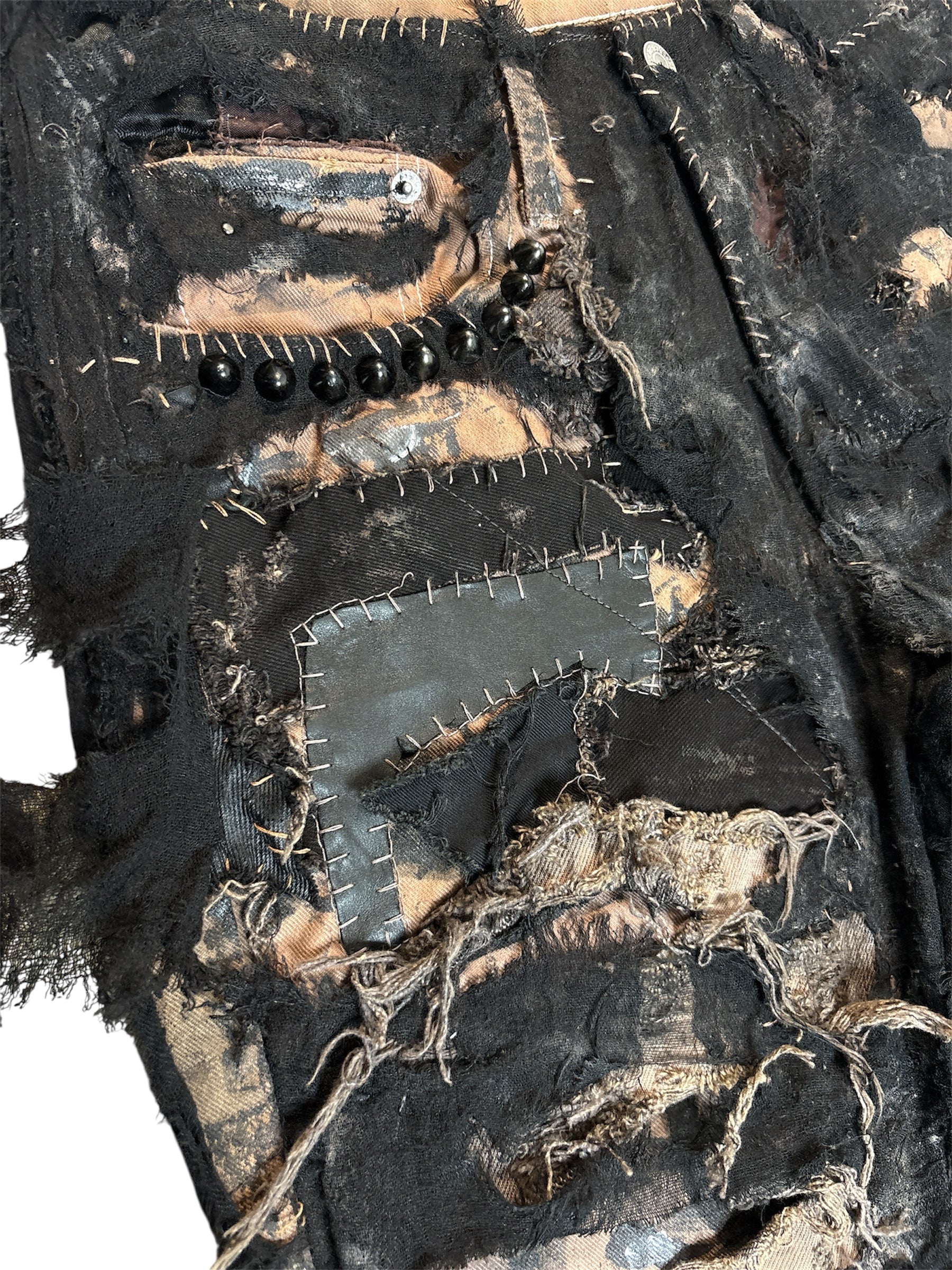 Decaying Patchwork Denim- 30