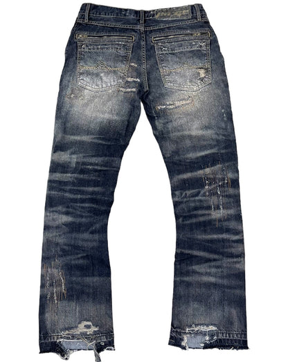 Biker Repaired Denim- 33