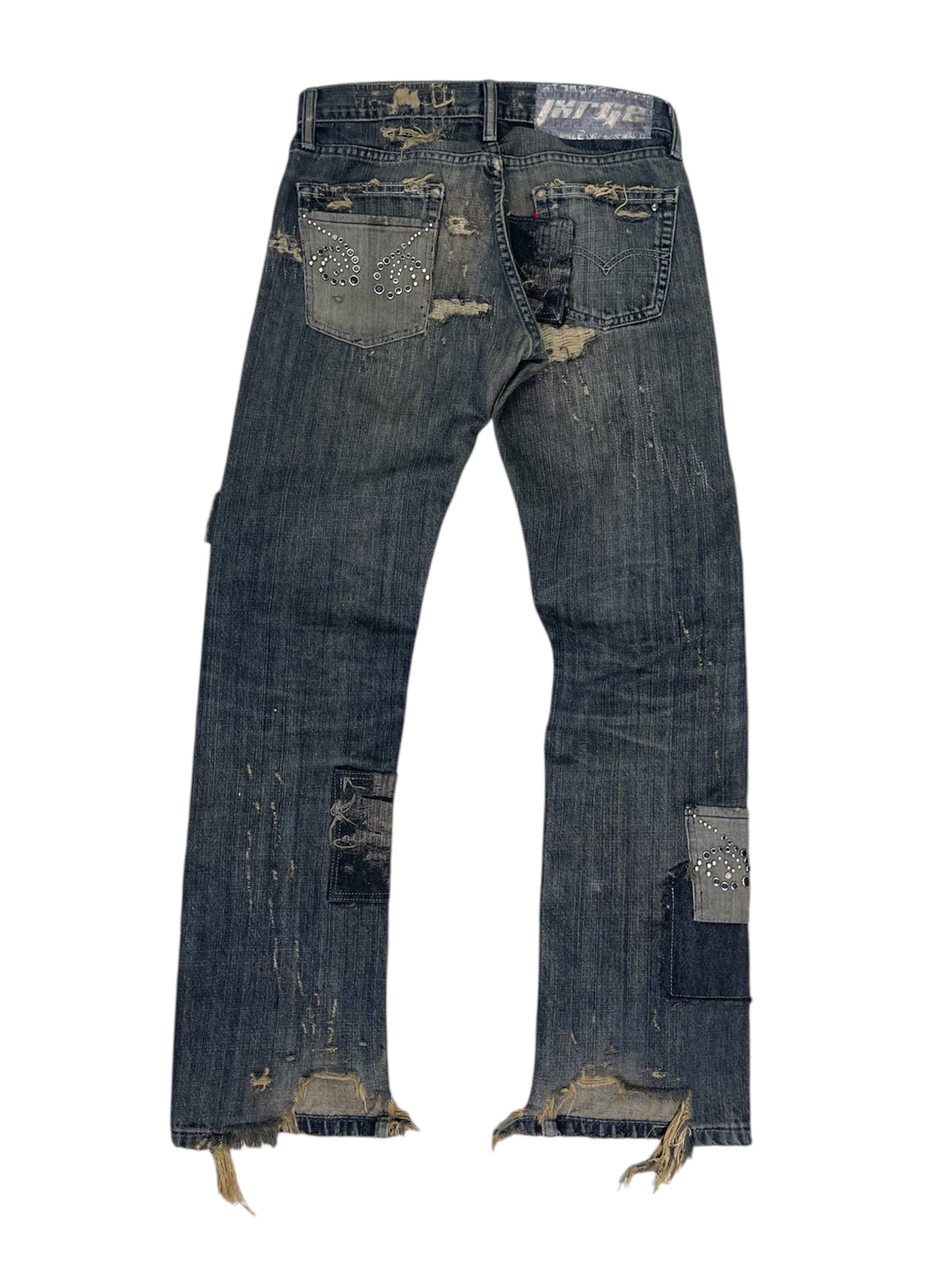 Bejeweled Repair Denim- 28