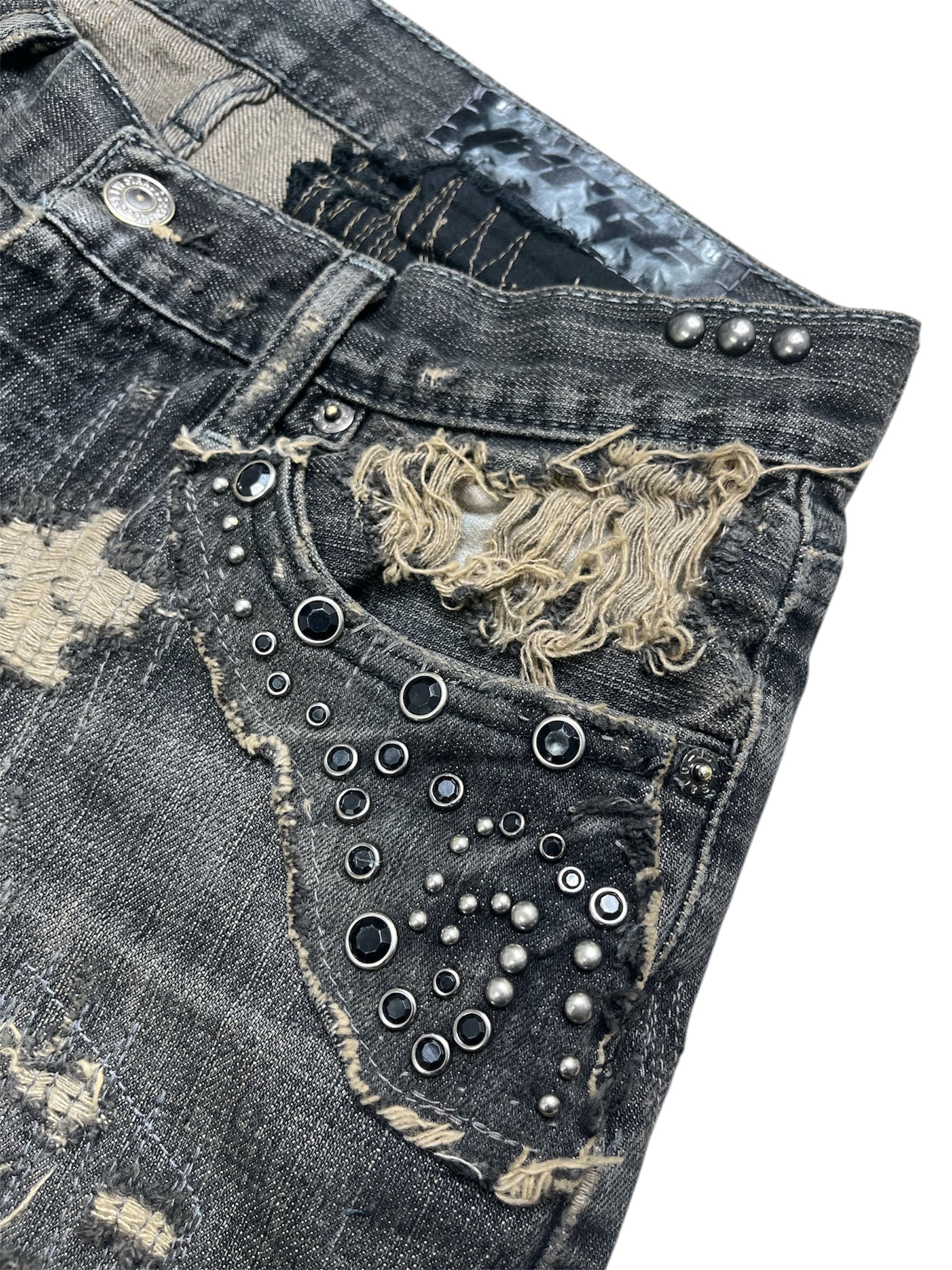 Bejeweled Repair Denim- 28