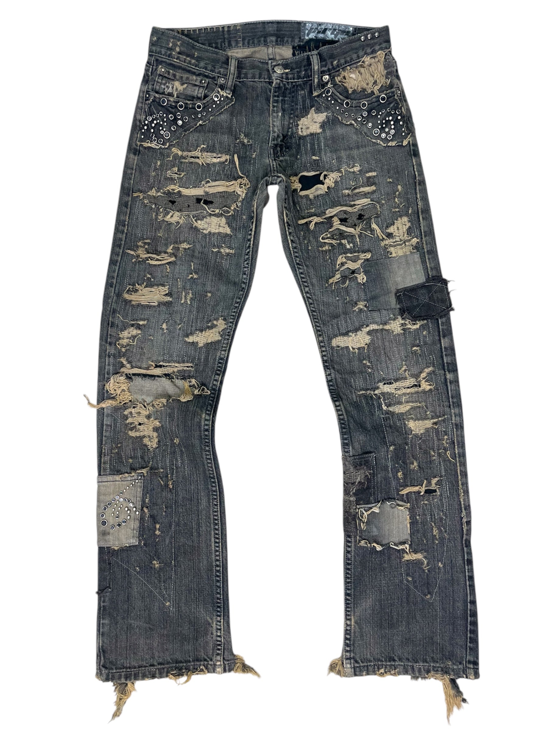 Bejeweled Repair Denim- 28