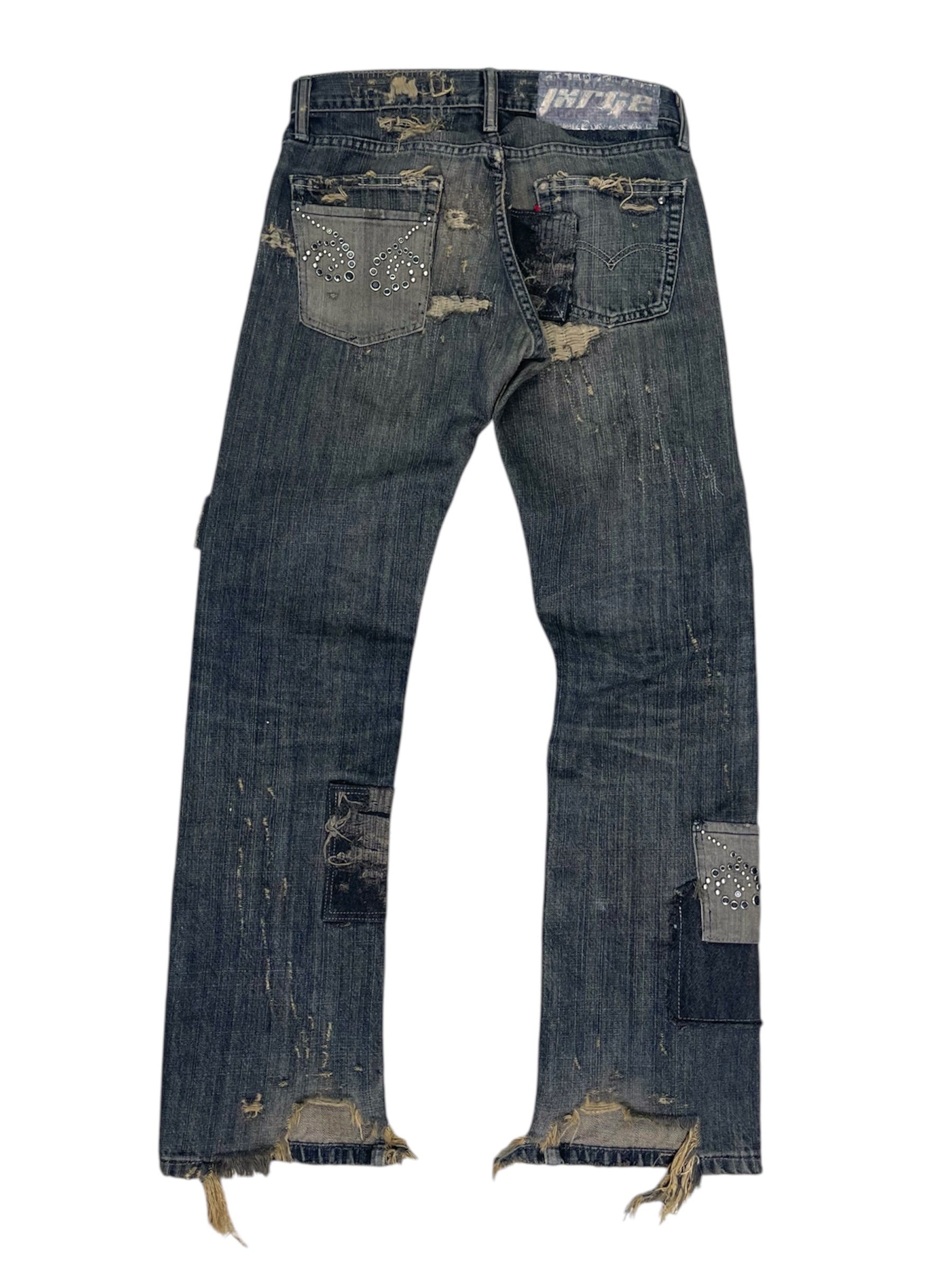 Bejeweled Repair Denim- 28