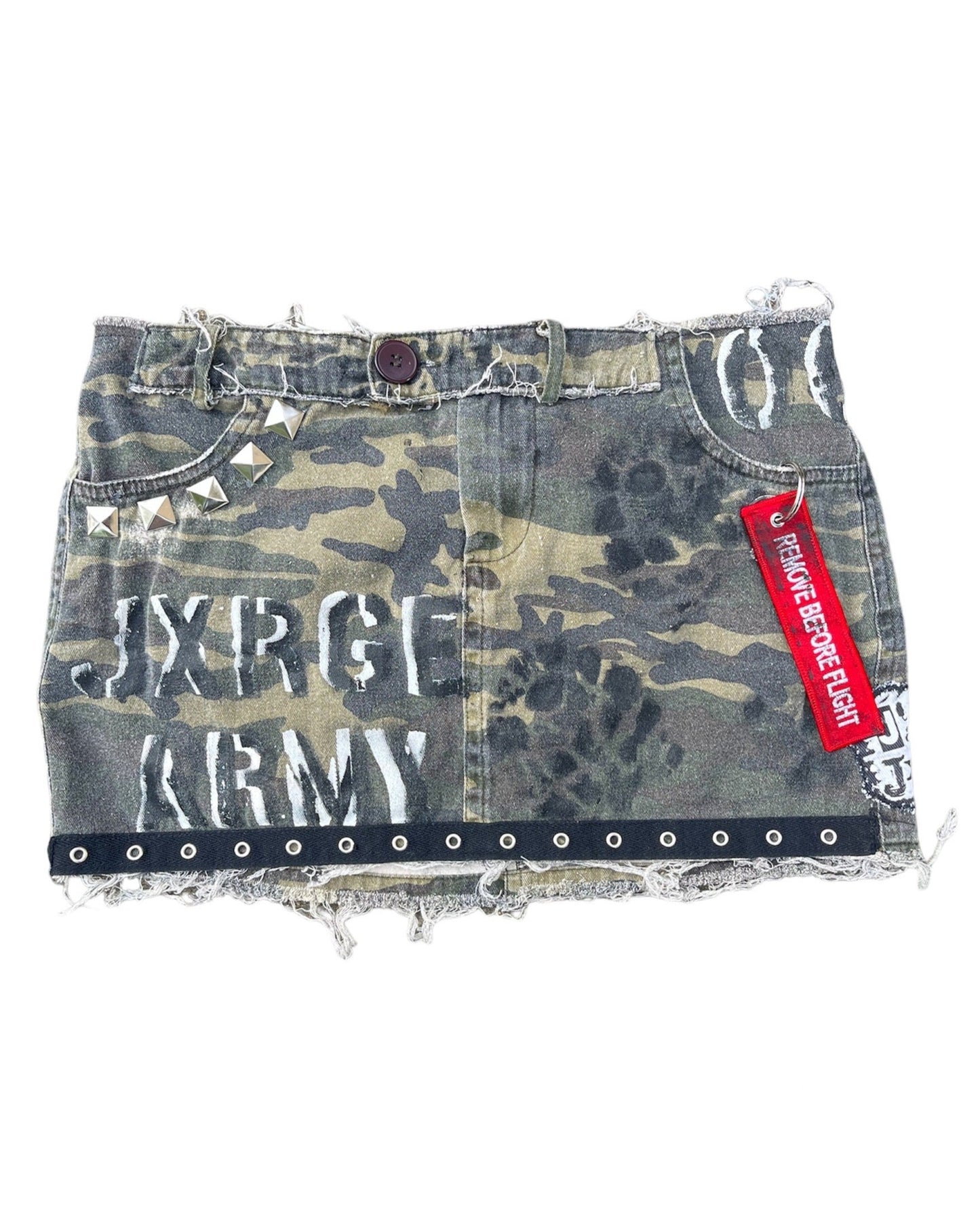 Army Camo Mini Skirt- S