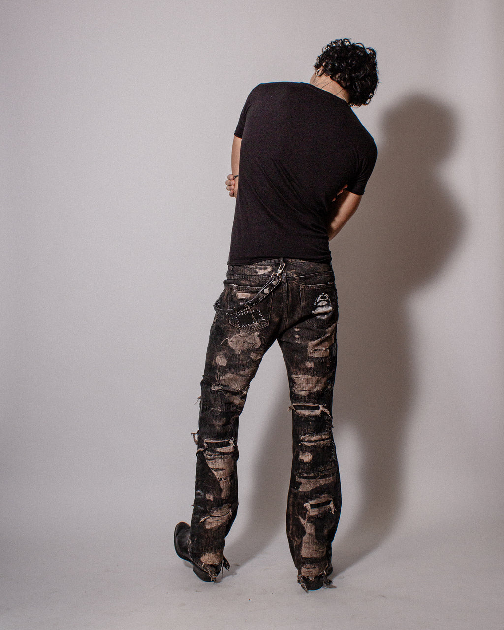 Moto Waxed & Patched Denim