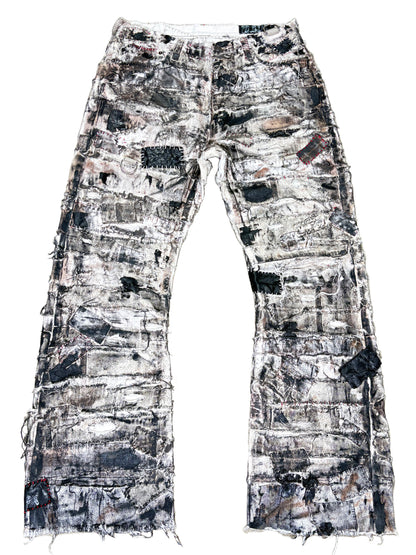 DESTRUCTION PATCHWORK DENIM-34