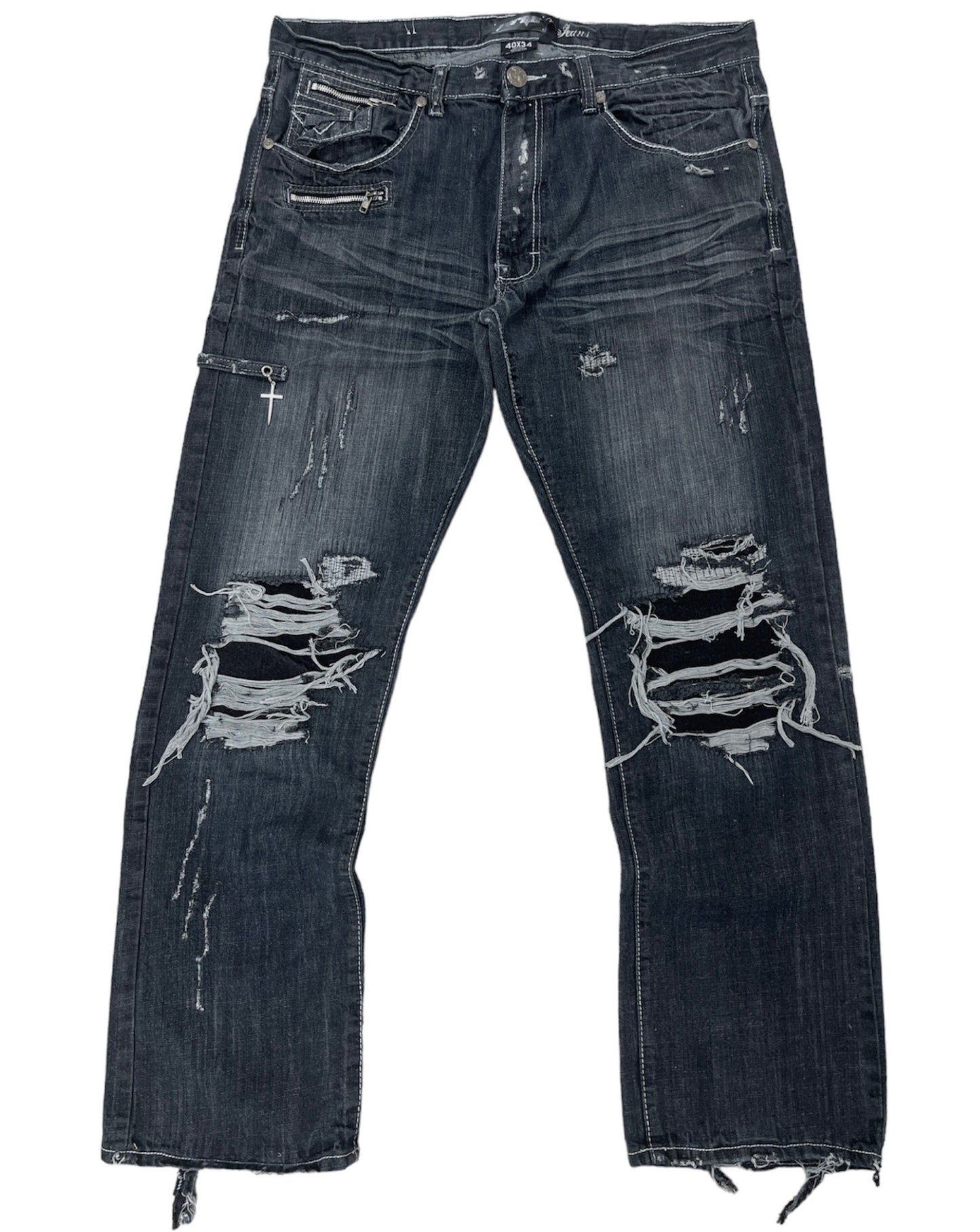 Thrashed Grunge Jeans- 40